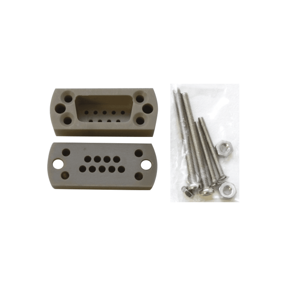 SUB-D 9-WAY UHV PEEK CONNECTOR, MALE, FITS FEMALE SOCKET