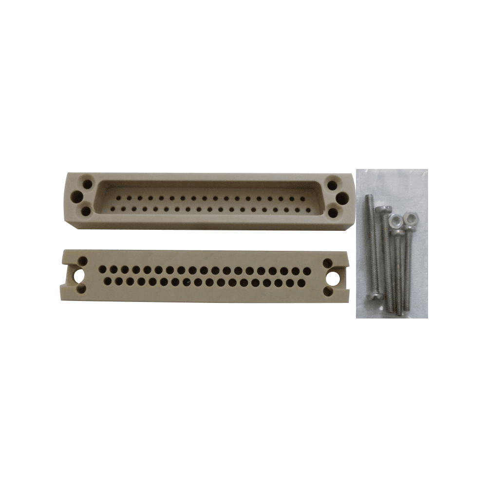 SUB-D 37-WAY UHV PEEK CONNECTOR, MALE, FITS FEMALE SOCKET