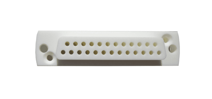 SUB-D 25-WAY UHV CERAMIC SOCKET, HIGH TEMPERATURE VERSION 제품 이미지