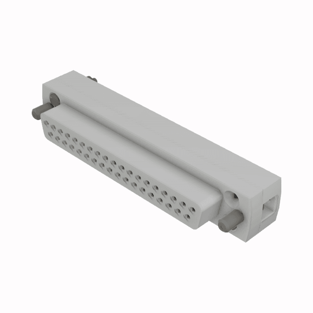 SUB-D 37-WAY UHV CERAMIC SOCKET, HIGH TEMPERATURE VERSION