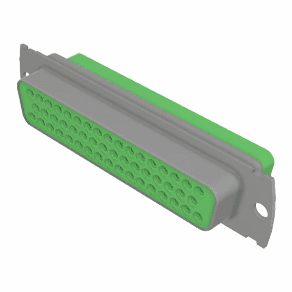 SUB-D 50-WAY HV SOCKET, FEMALE, NO METAL HOUSING 제품 이미지