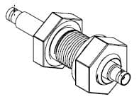 COAXIAL, BNC, 1 PIN, GROUNDED SHIELD, DOUBLE-ENDED, 1 제품 이미지