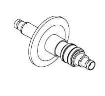 COAXIAL, BNC, 1 PIN, FLOATING SHIELD, DOUBLE-ENDED, QF40, NO CONNECTOR 제품 이미지