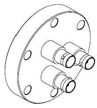 COAXIAL, MHV, 3 PINS, GROUNDED SHIELD, 275CF, NO CONNECTOR