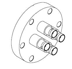 COAXIAL, MHV, 4 PINS, GROUNDED SHIELD, 275CF, NO CONNECTOR
